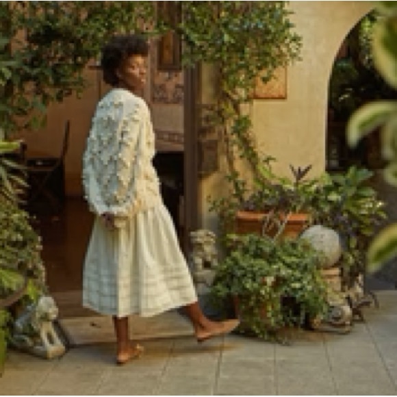 NWT DÔEN Skye Cardigan in Cream - Picture 2 of 2